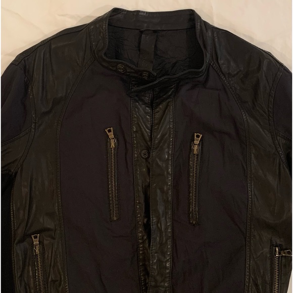 Jan & Carlos Soft Leather Jacket Black Size:54 - Picture 3 of 9